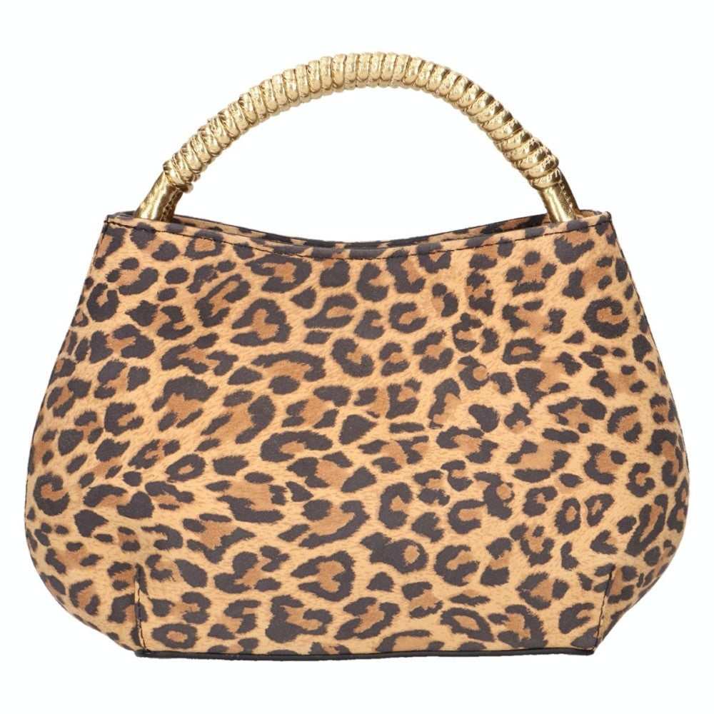 Unisa ZADI Leather Bag Leopard Print