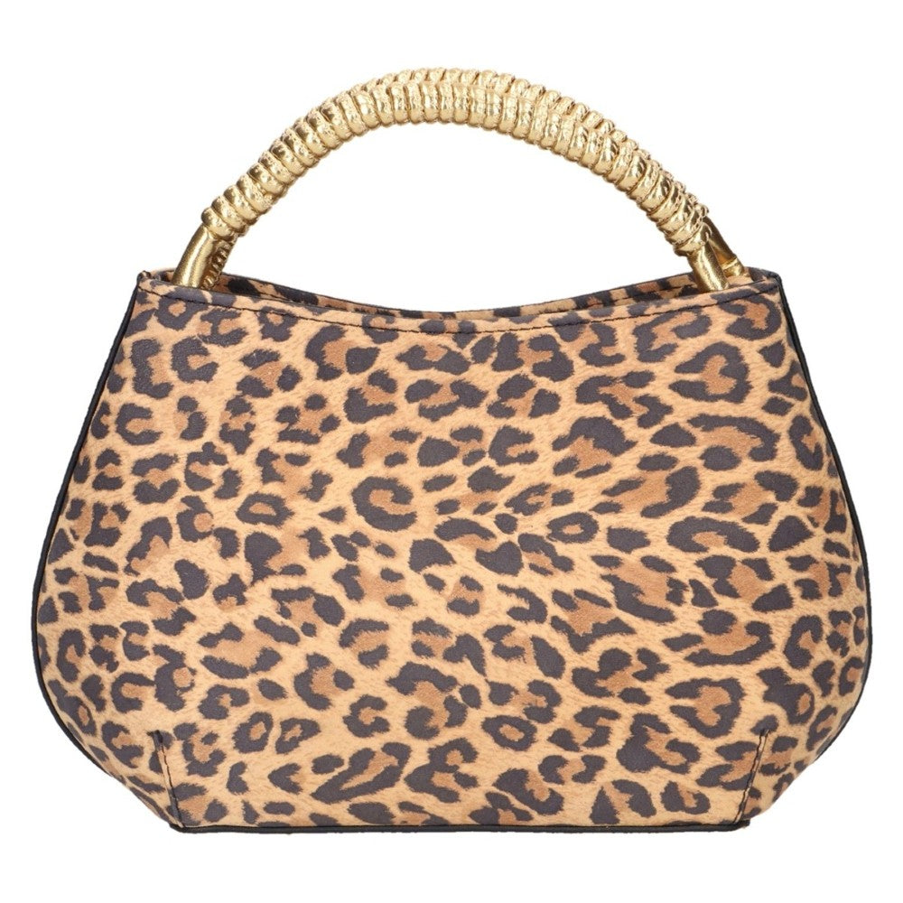 Unisa ZADI Leather Bag Leopard Print
