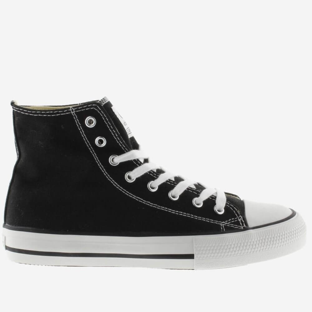 VICTORIA TRIBU BOTÍN CANVAS BASKETBALL MID BOOT 106500-BLACK
