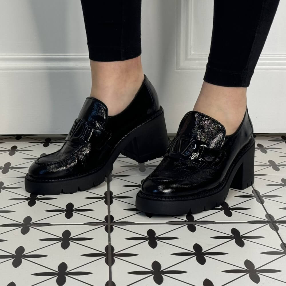 VIGUERA Chunky Loafer 8340-BLACK