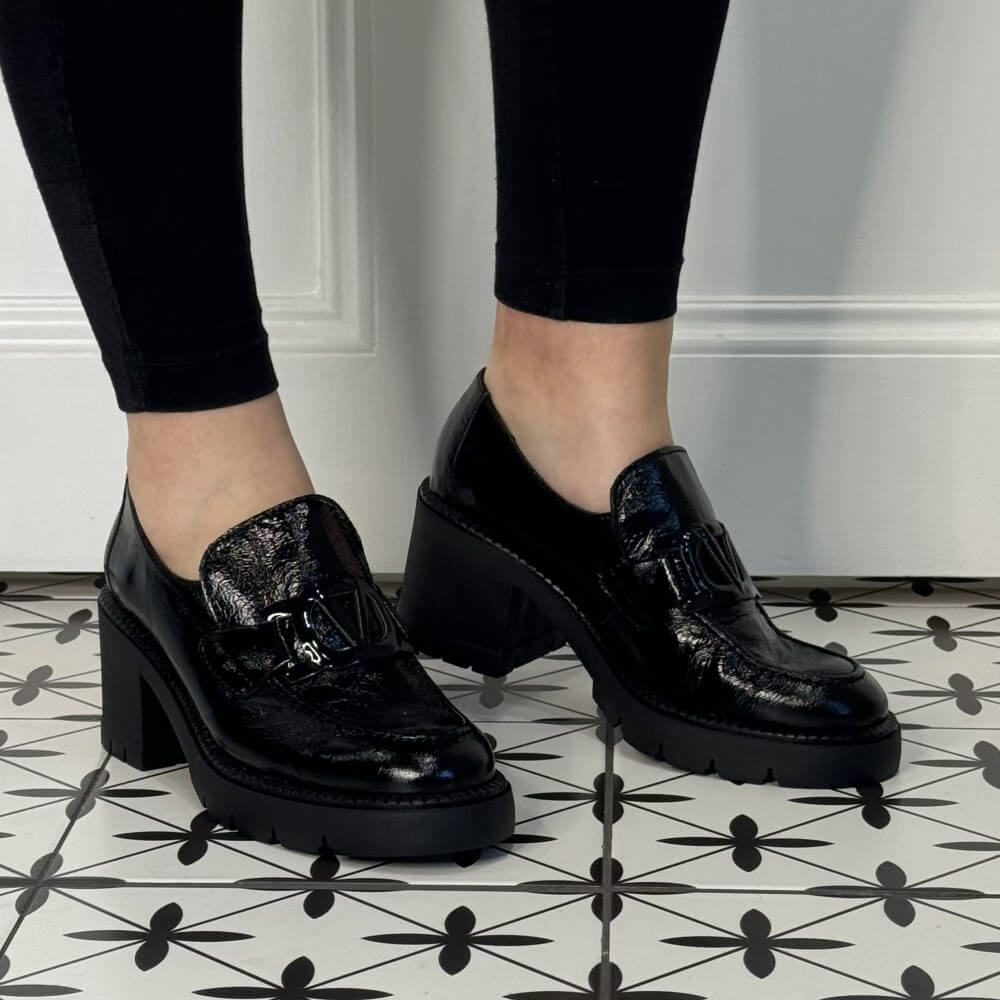 VIGUERA Chunky Loafer 8340-BLACK