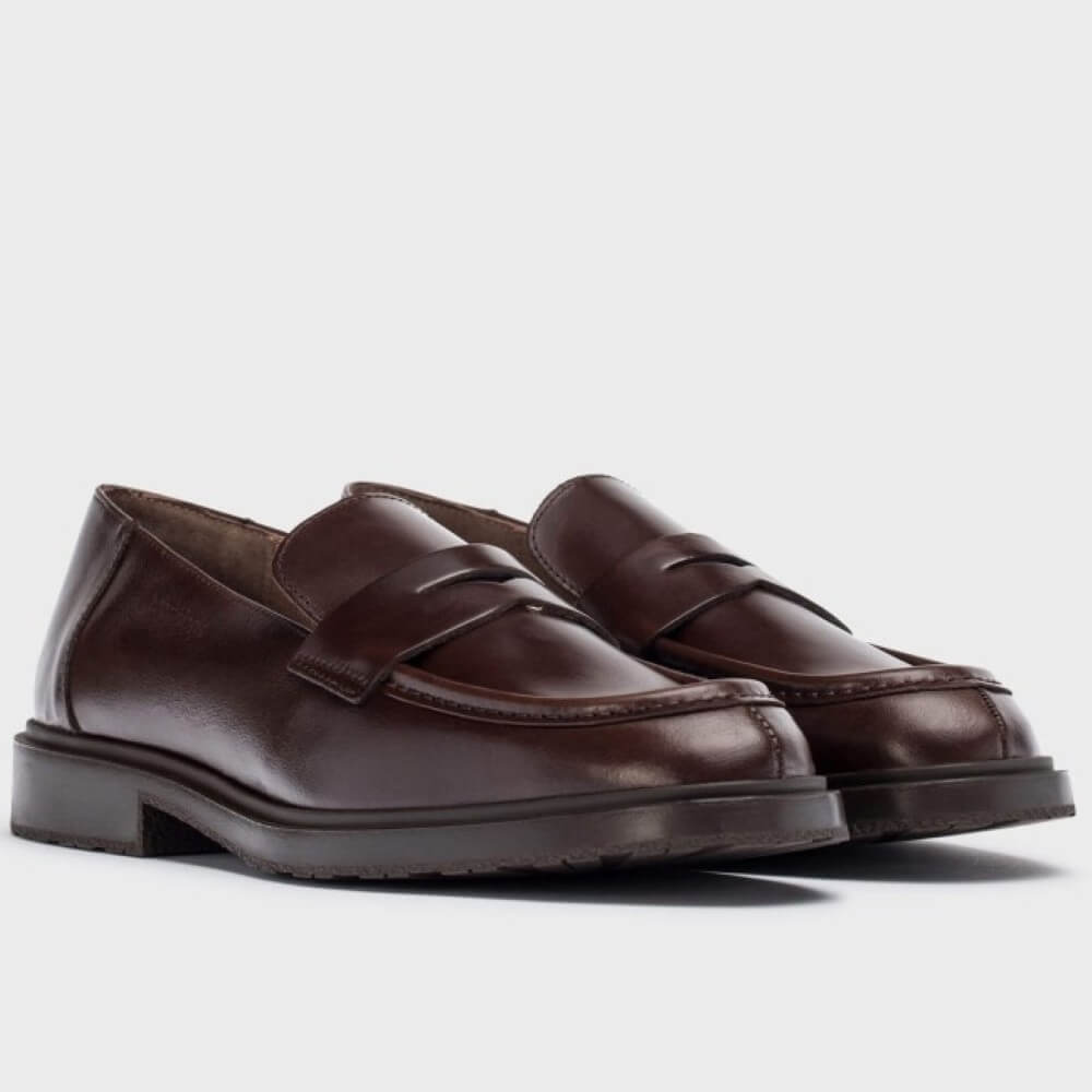 Wonders B-9104 Ned Testa Brown leather loafers
