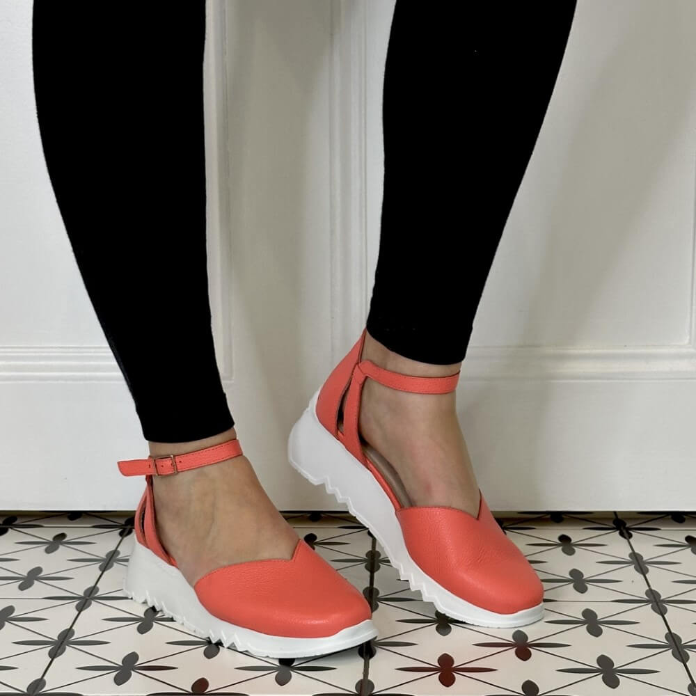 Wonders Low Wedge Sandal Selfie E-6703