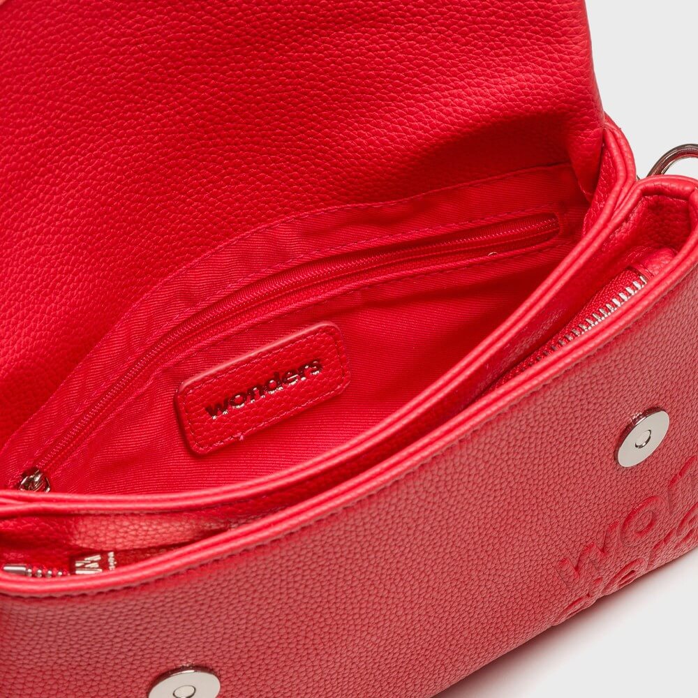Wonders Flame Red Crossbody bag