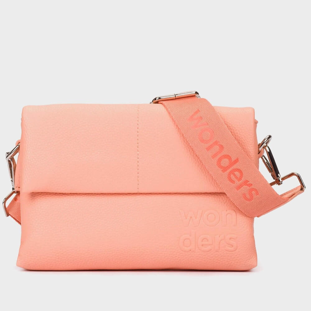 Wonders Mirari medium-sized rectangular crossbody bag in Melon