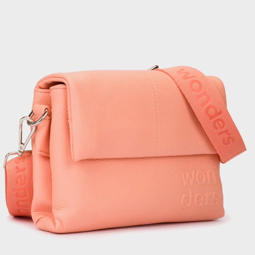 Wonders Mirari medium-sized rectangular crossbody bag in Melon