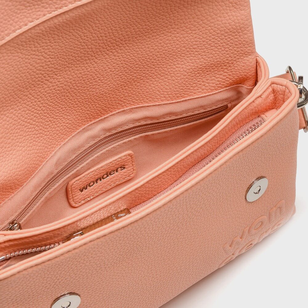 Wonders Mirari medium-sized rectangular crossbody bag in Melon