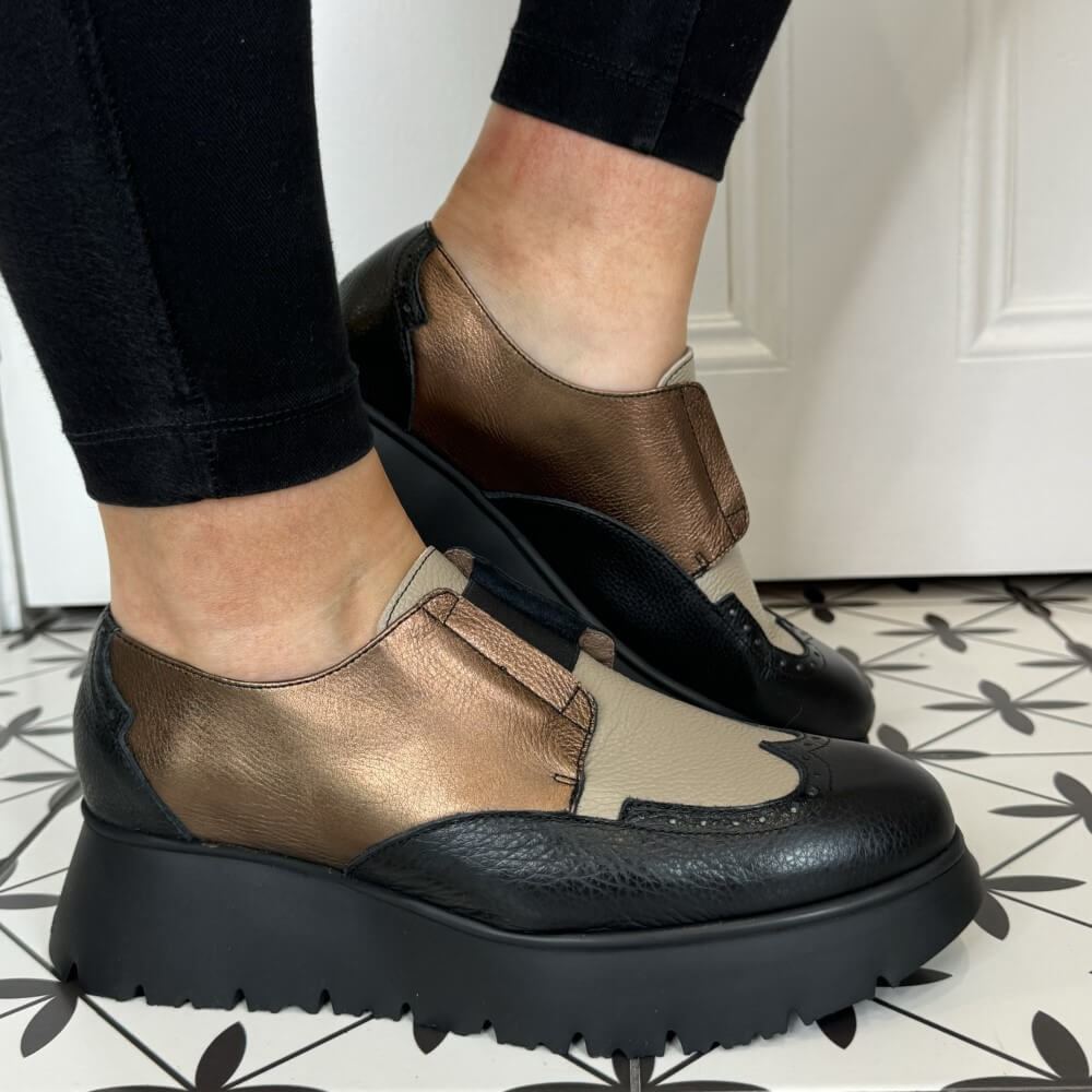 Wonders C-7313 Salva Slip-on-TAUPE