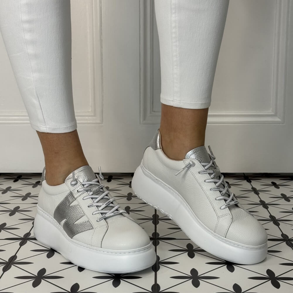 Wonders Zurich Sneakers A-2650 White Silver