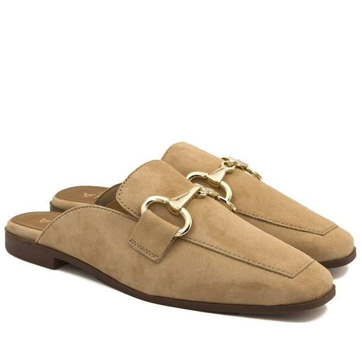 Alpe 2306 Roma Backless Loafer-CAMEL