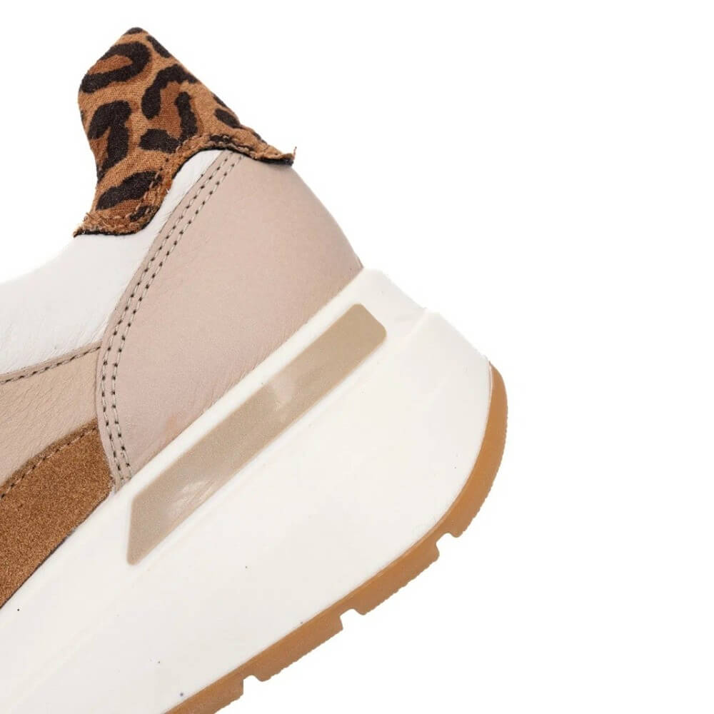 Ara Garda 12-57702 Leather Wedge Lace-up Cream Beige