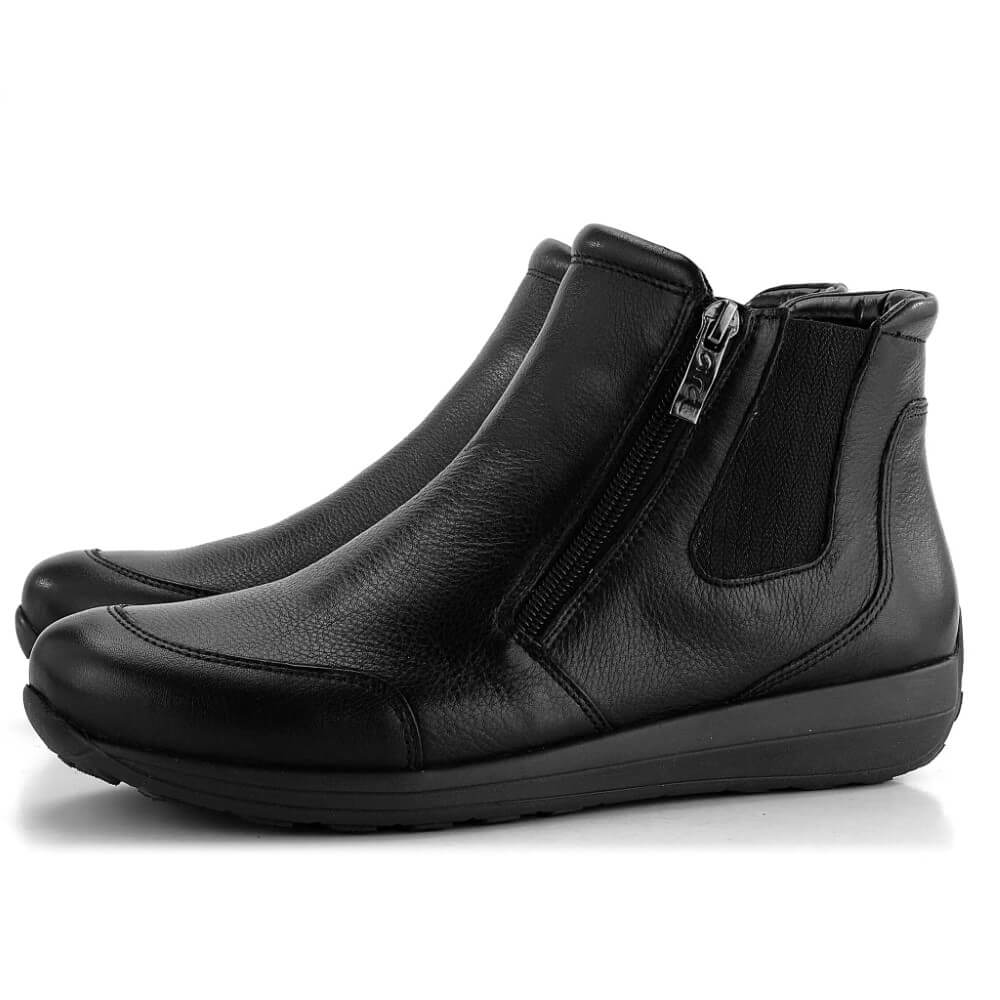 Ara Osaka Double Zip 12-34581-BLACK