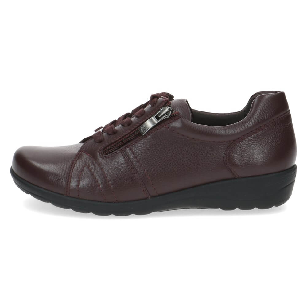Caprice 9-23300 Leather Lace-up-BORDEAUX