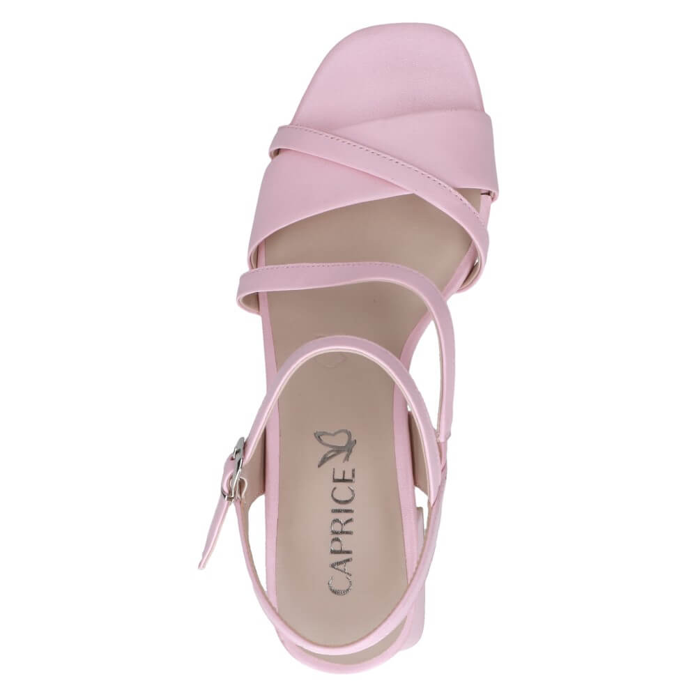 Caprice Block Heel Sandal 9-28300-ROSE
