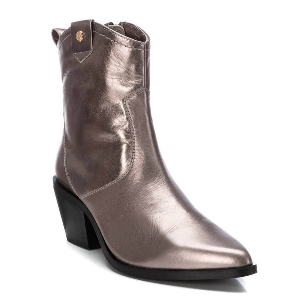 Carmela 1617760 Western Style Ankle Boot-PEWTER