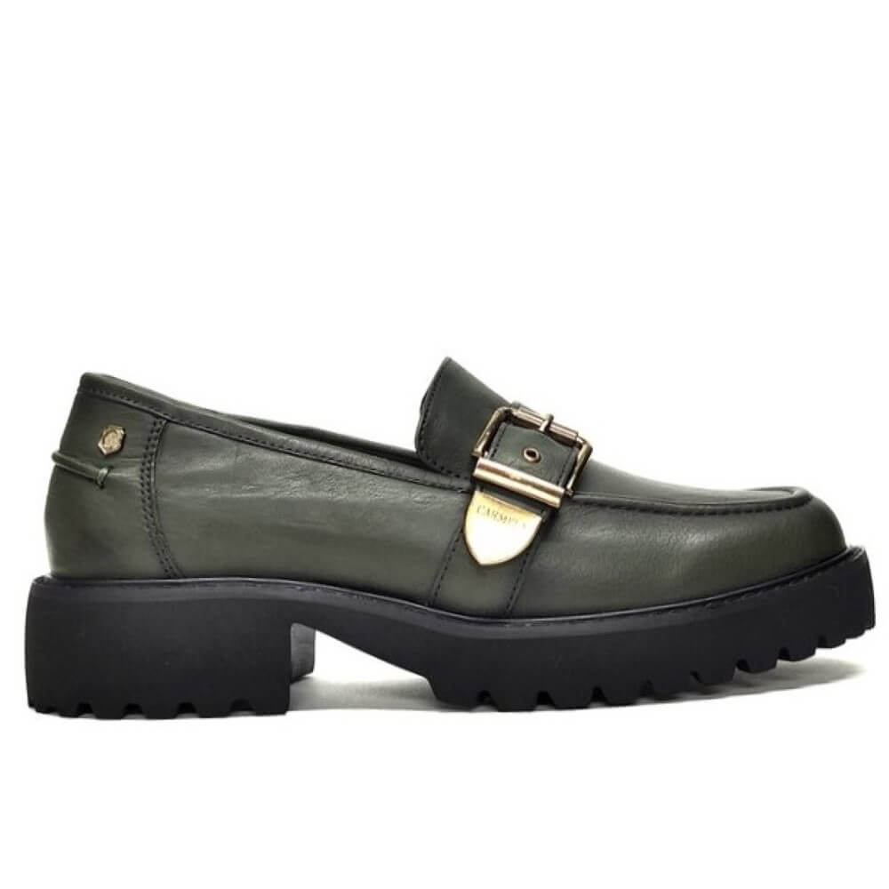 Carmela 161907 Leather Loafer-KHAKI