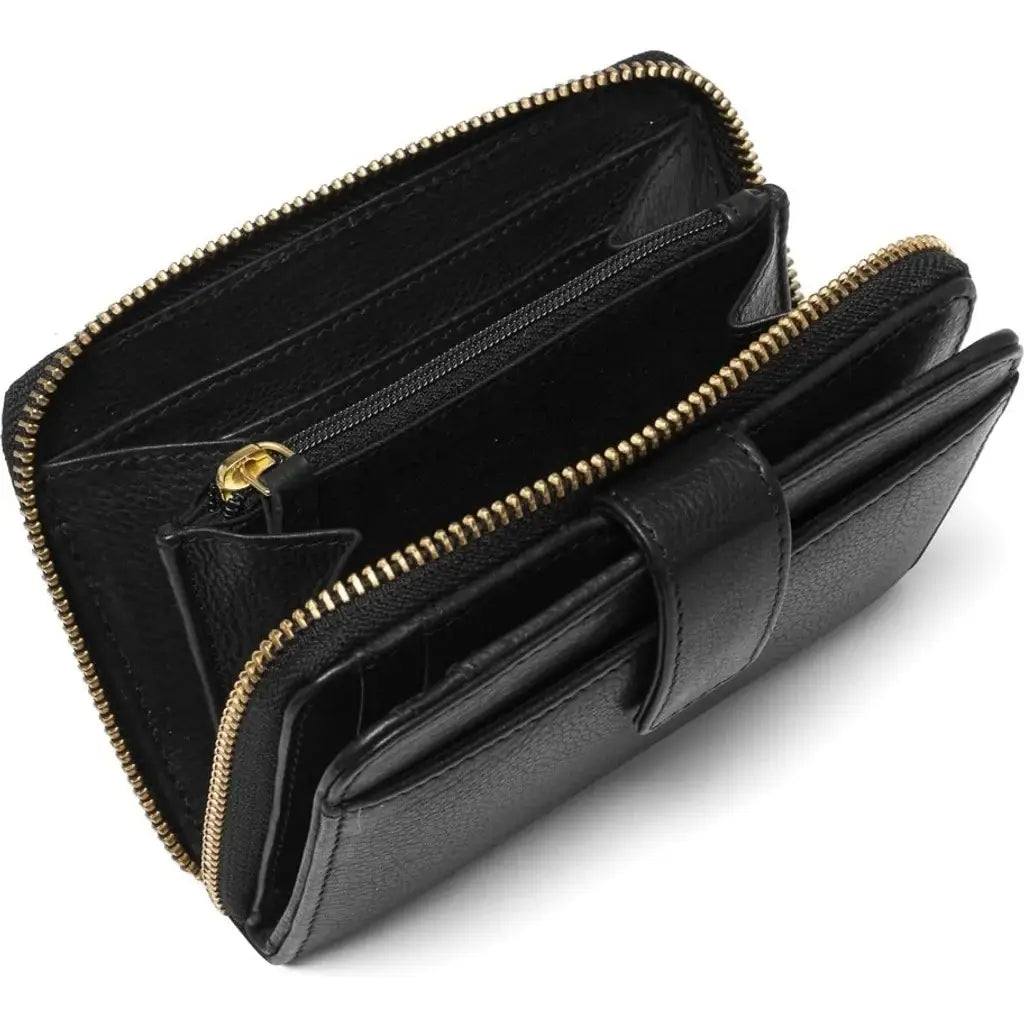 Depeche Leather Wallet 14140-BLACK