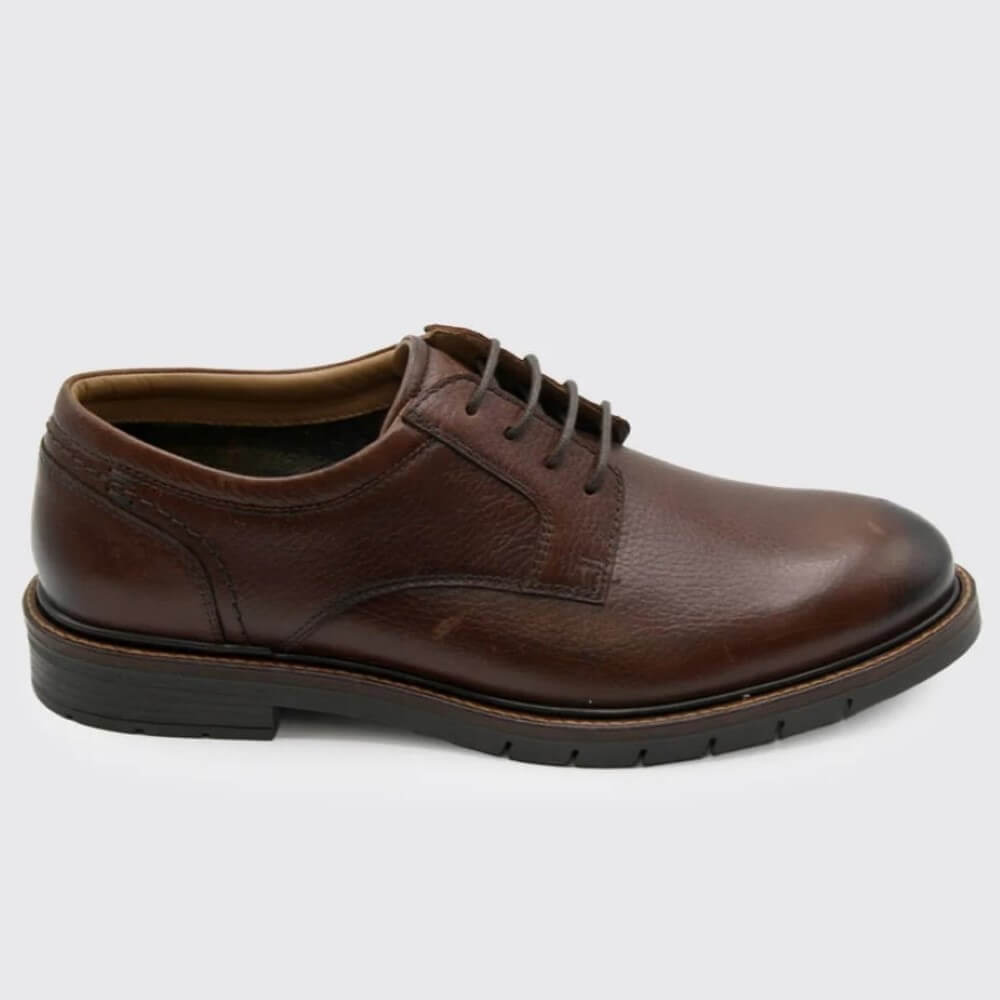 Dubarry Sly Smart Casual Mens Leather Shoe-BROWN