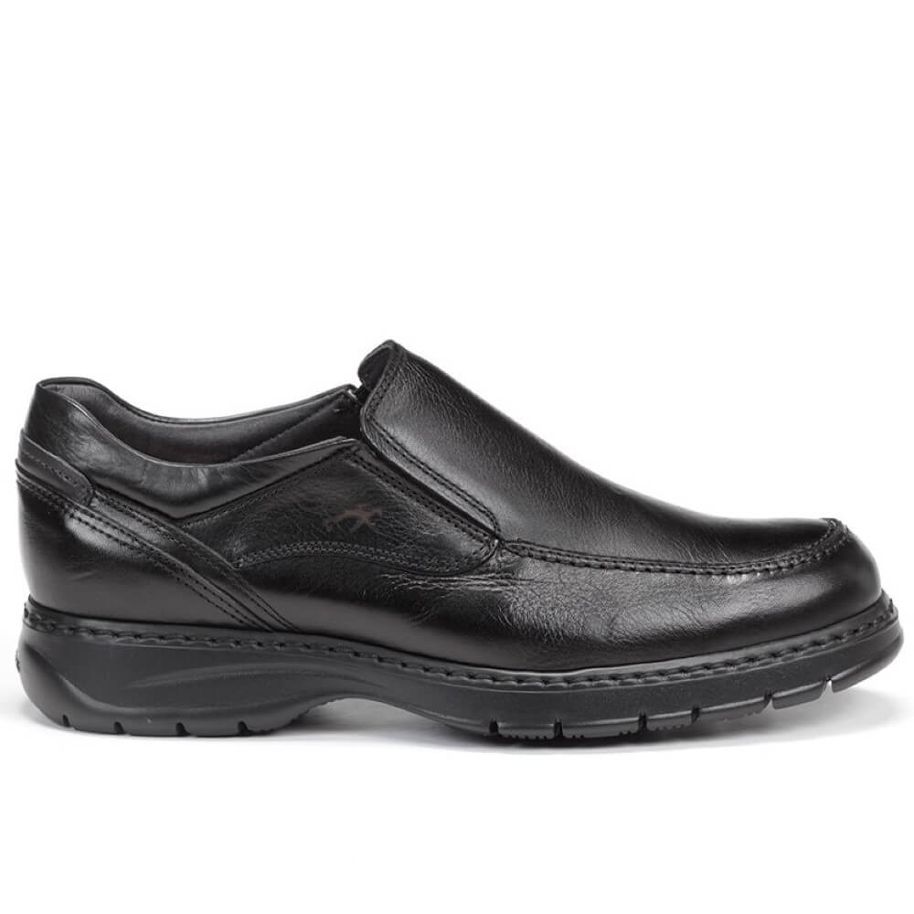 FLUCHOS CRONO 9144 Leather Slip-on-BLACK
