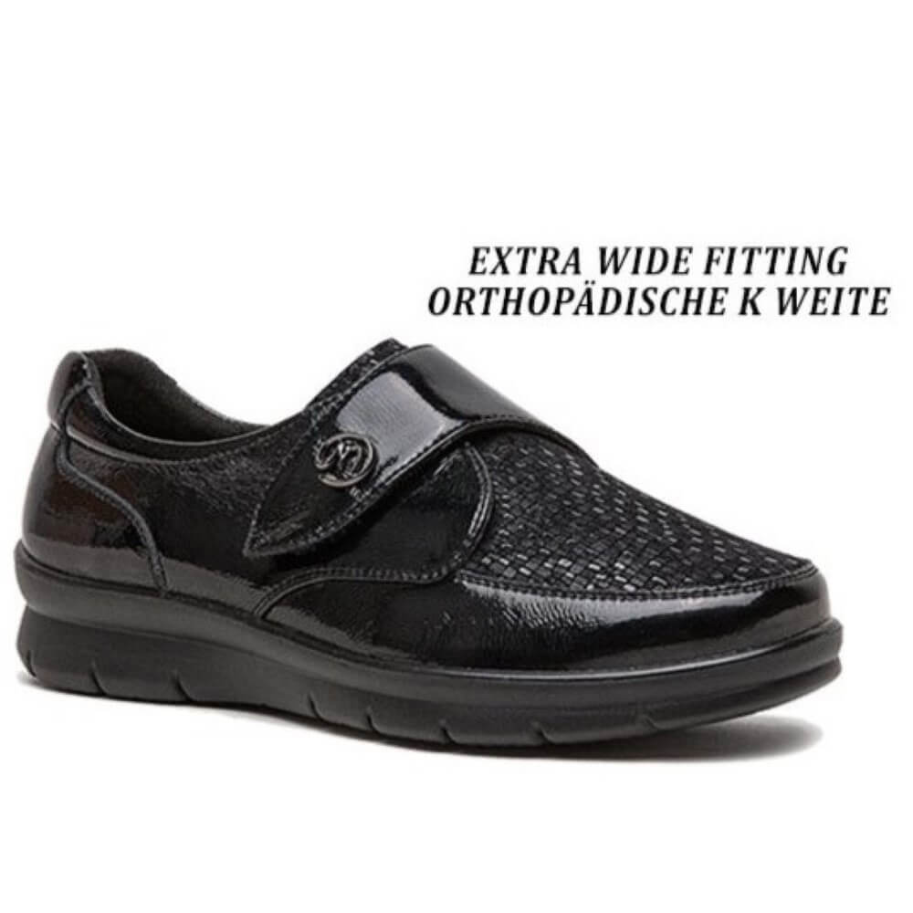 extra wide Velcro Shoe