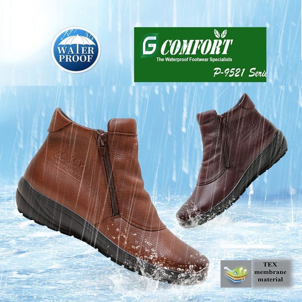 G Comfort P-9521G Double Zip -COGNAC