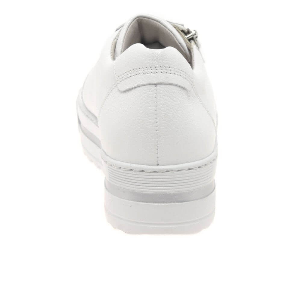 Gabor 46.498 Heather Platform Trainer-WHITE