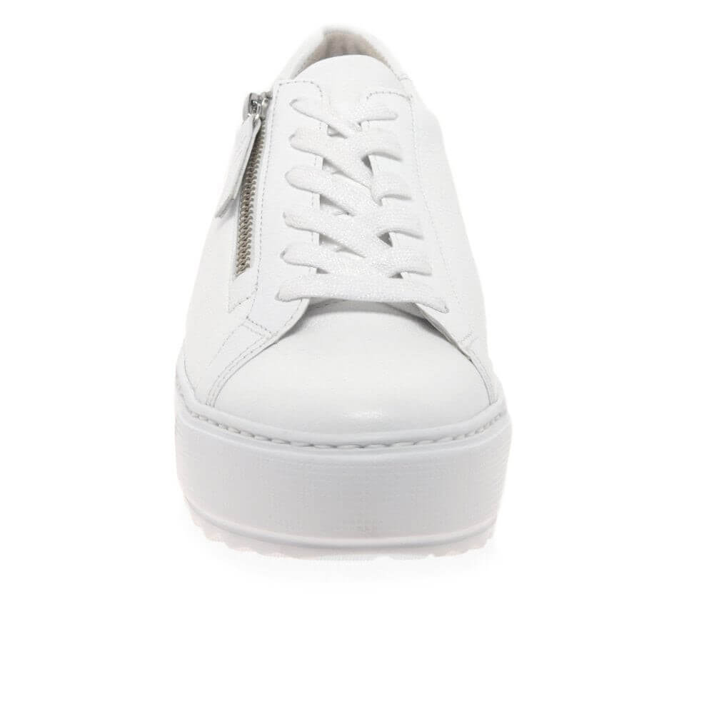 Gabor 46.498 Heather Platform Trainer-WHITE