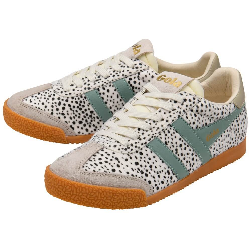Gola Elan Cheetah gum sole sneakers