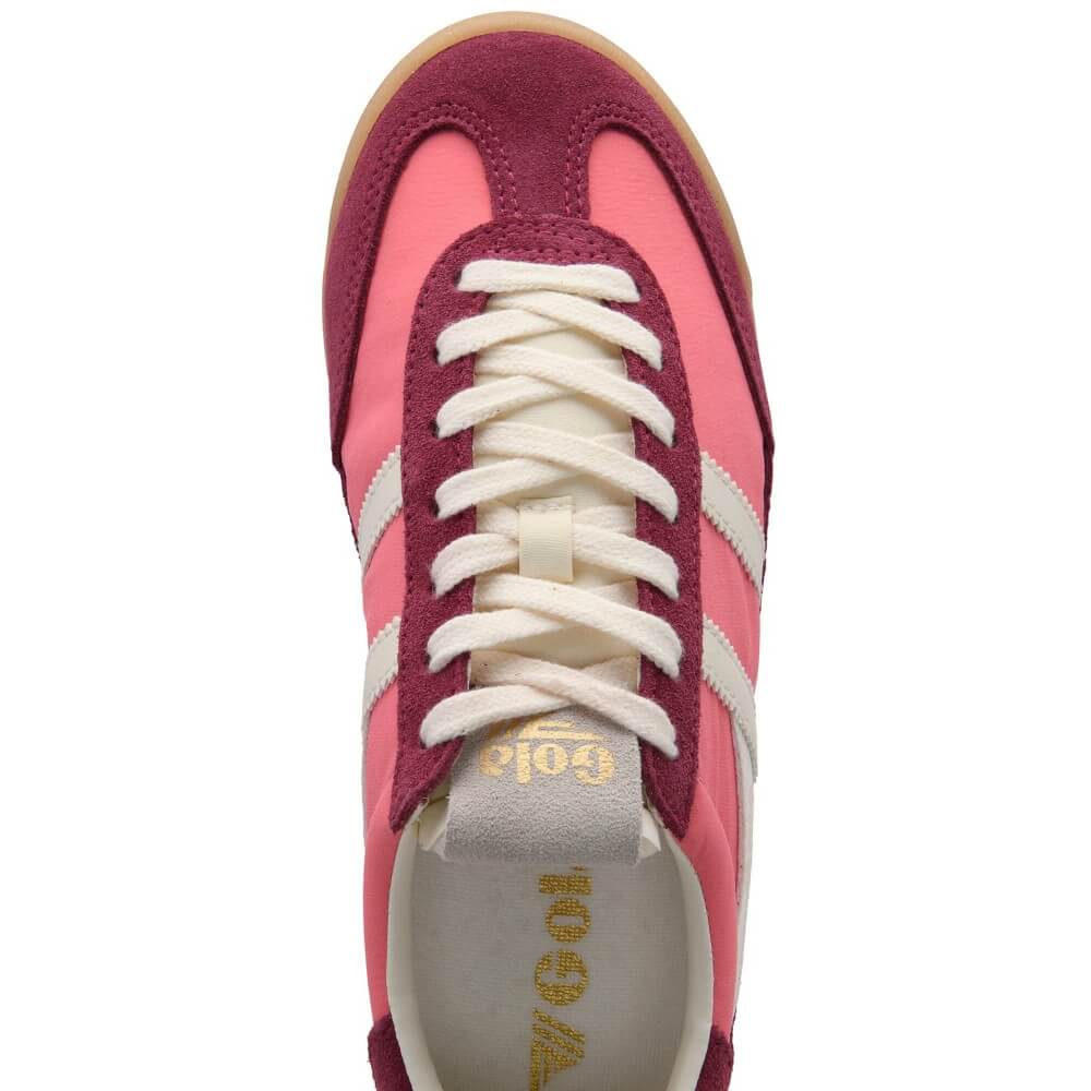 Gola Classics Women's Firefly Trainers Bubble-gum/Cerise/Off White