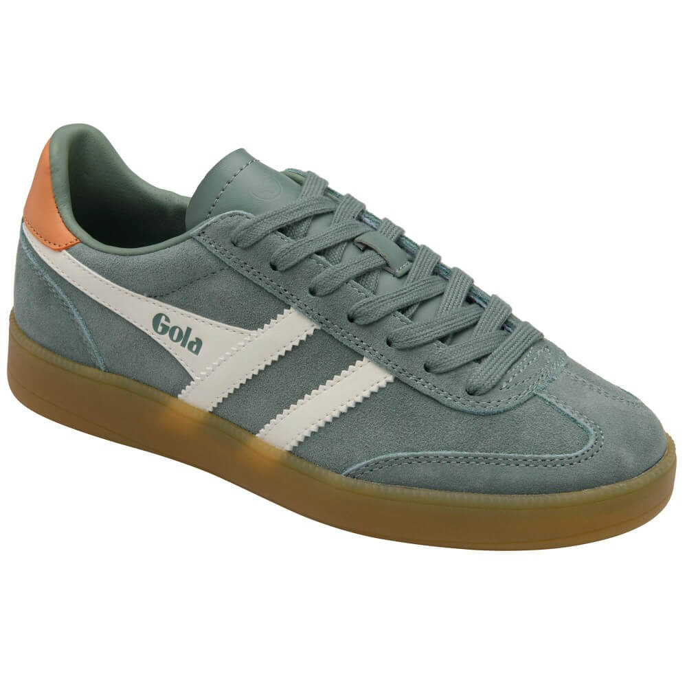 Gola viper Green and white gum sole sneakers