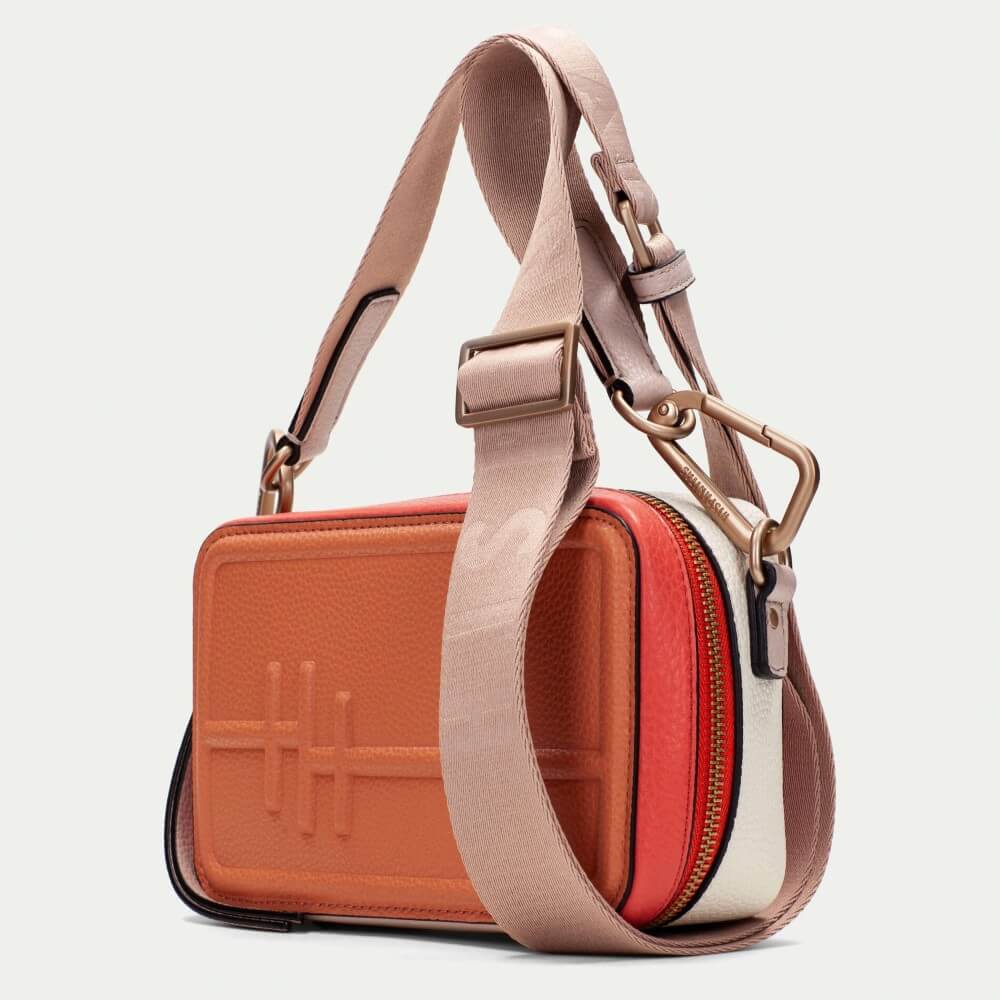 Hispanitas Compact Shoulder Bag BV253979 Coral Multi