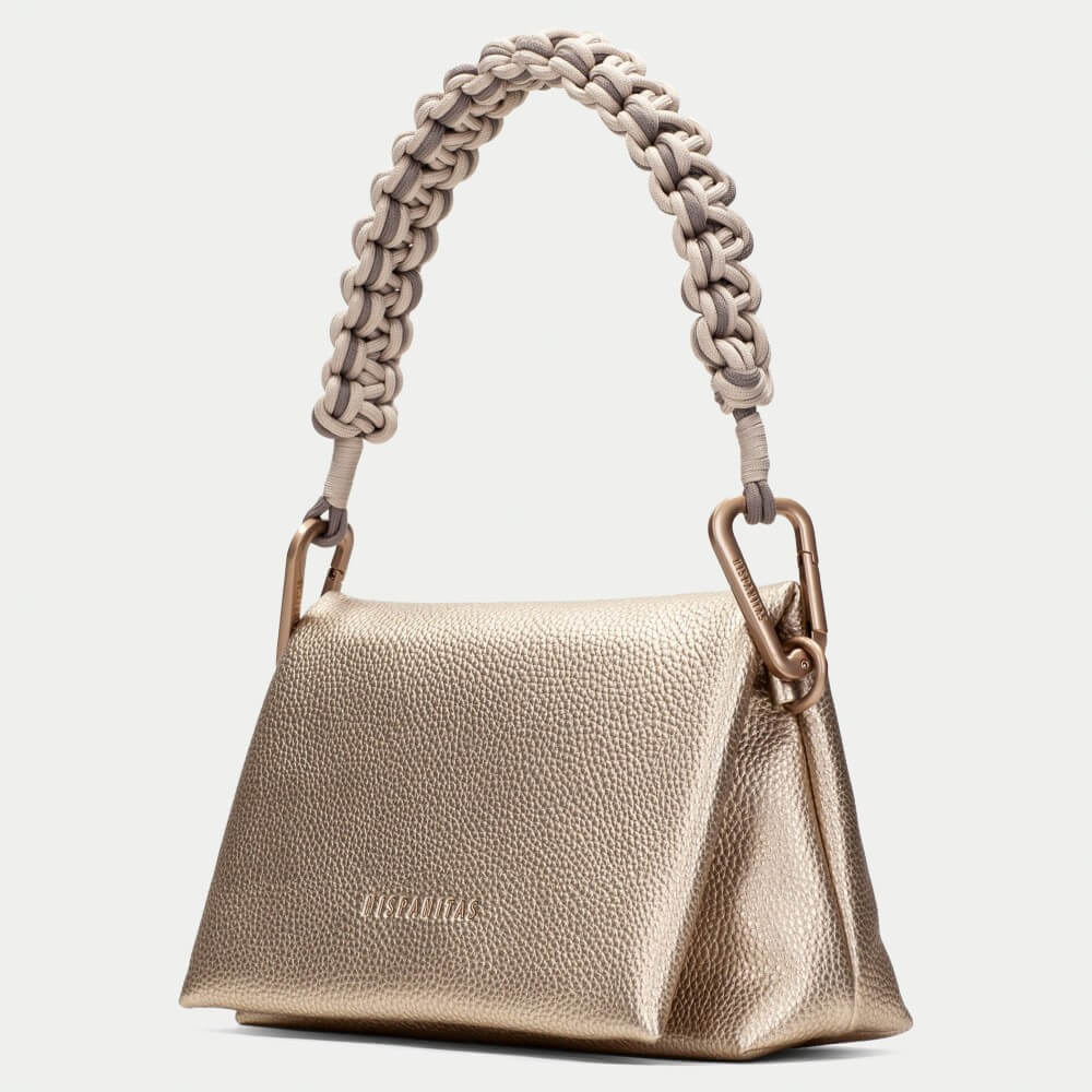 Hispanitas Bag BV253846 Gold Shoulder bag.