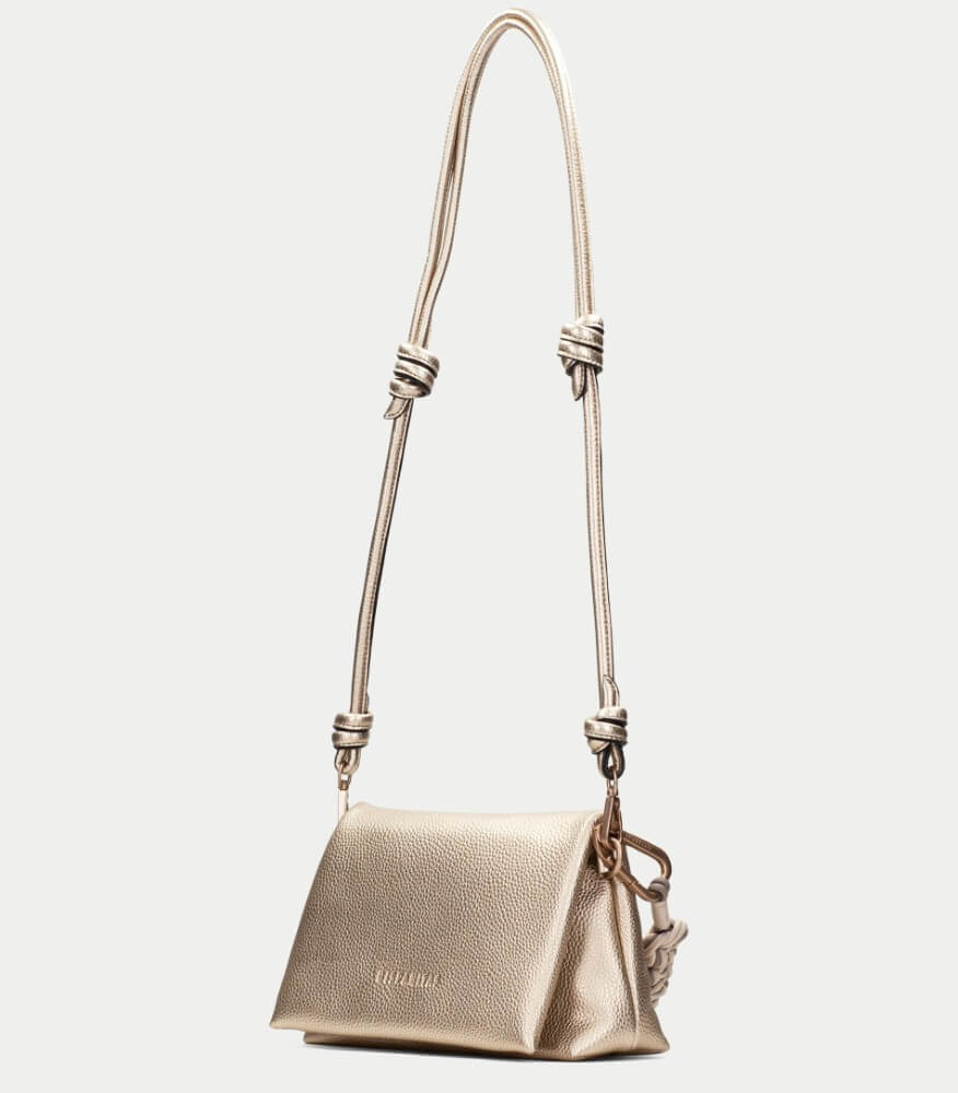 Hispanitas Bag BV253846 Gold Shoulder bag.
