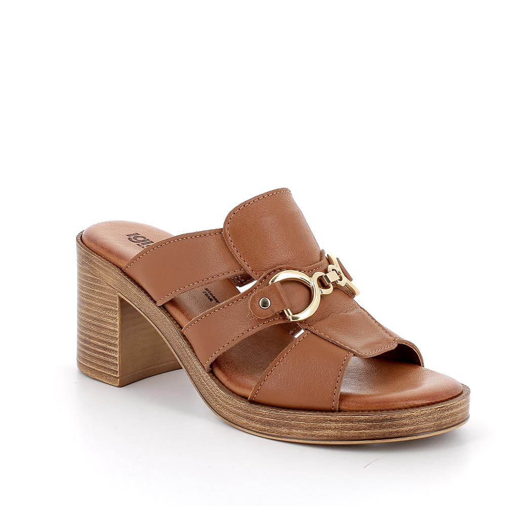 Igi & Co Leather Mule Sandal 7692411-TAN