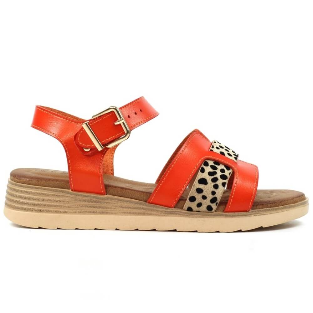 Lunar Carla Sandals-ORANGE
