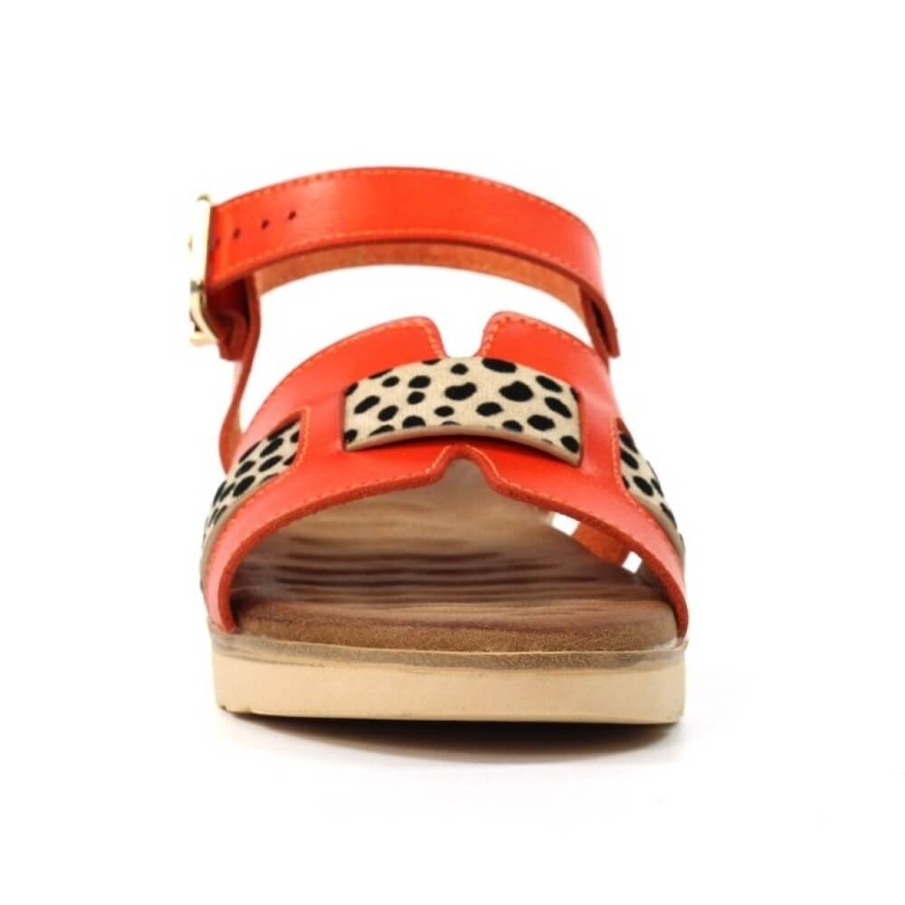 Lunar Carla Sandals-ORANGE