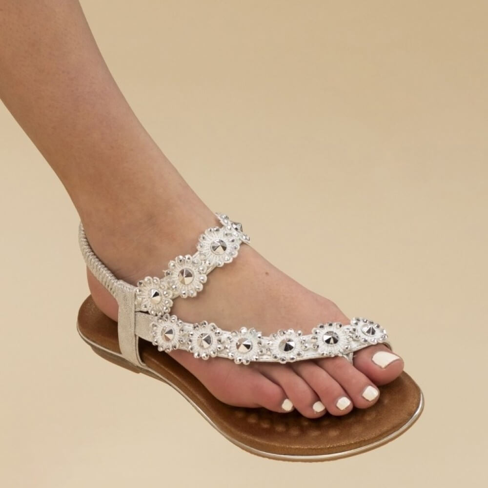 Lunar Charlotte Sandal -SILVER