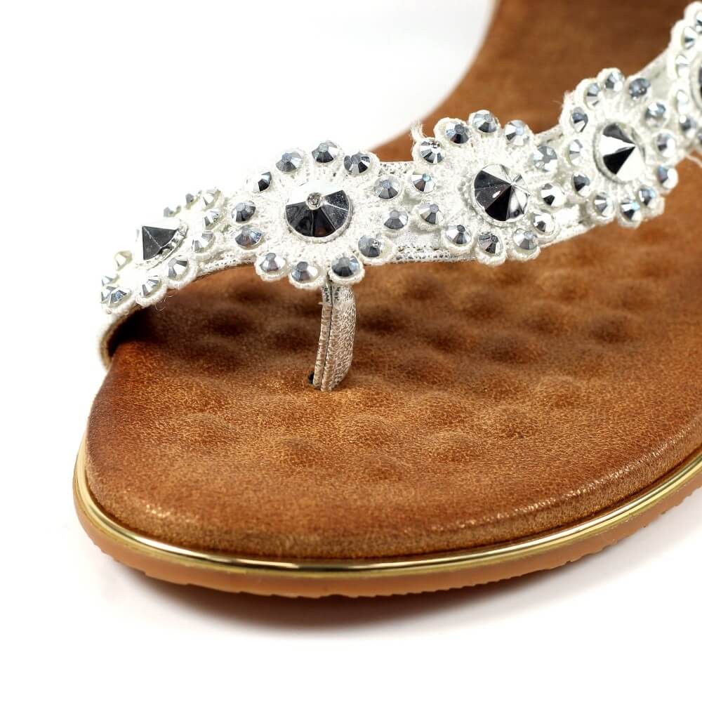 Lunar Charlotte Silver Sandal