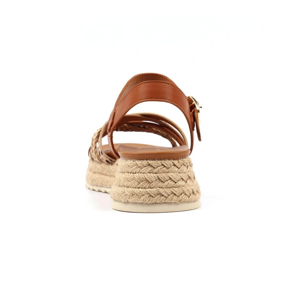 Lunar Flick Platform Tan Multicoloured Sandal