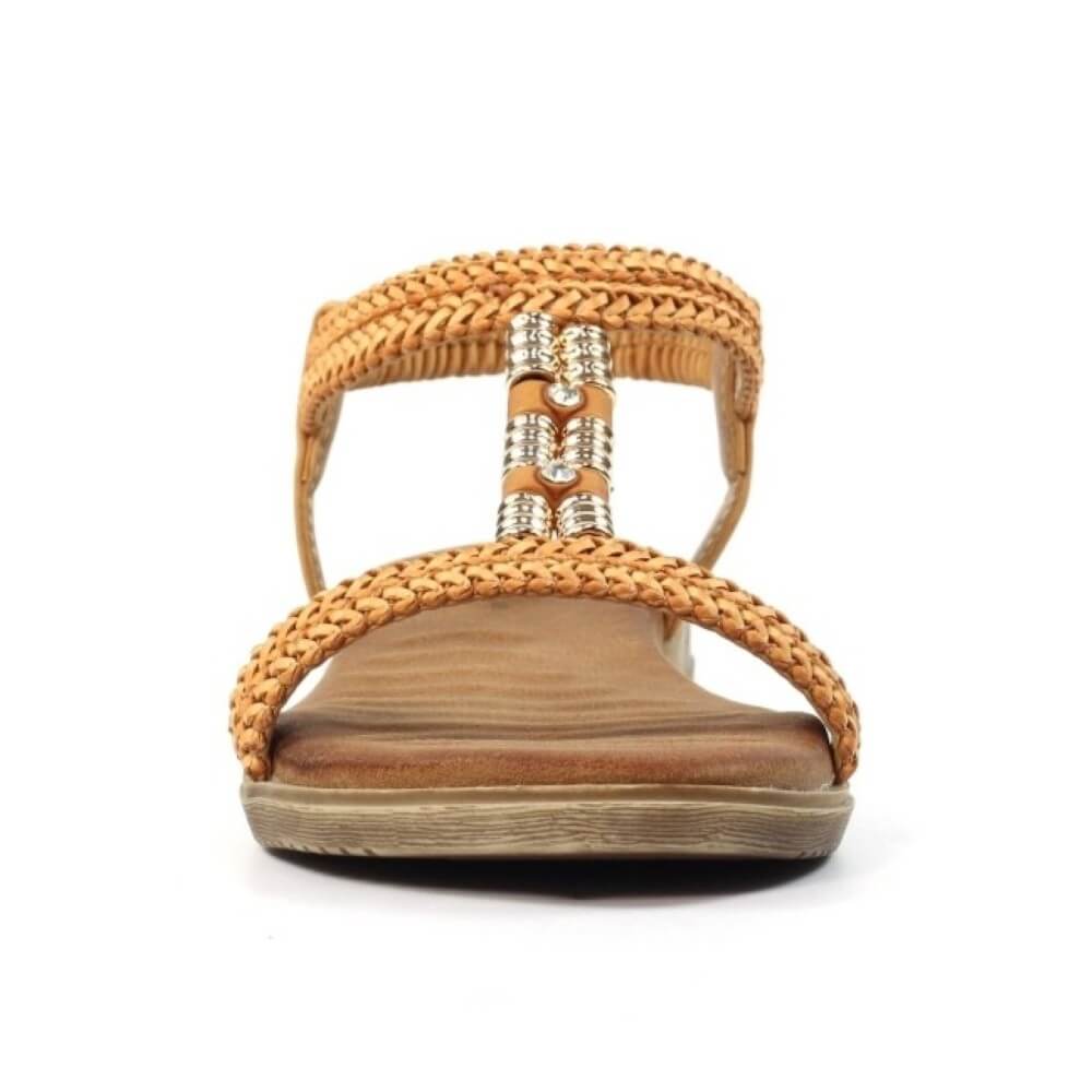 Lunar Portofino Sandals-CAMEL