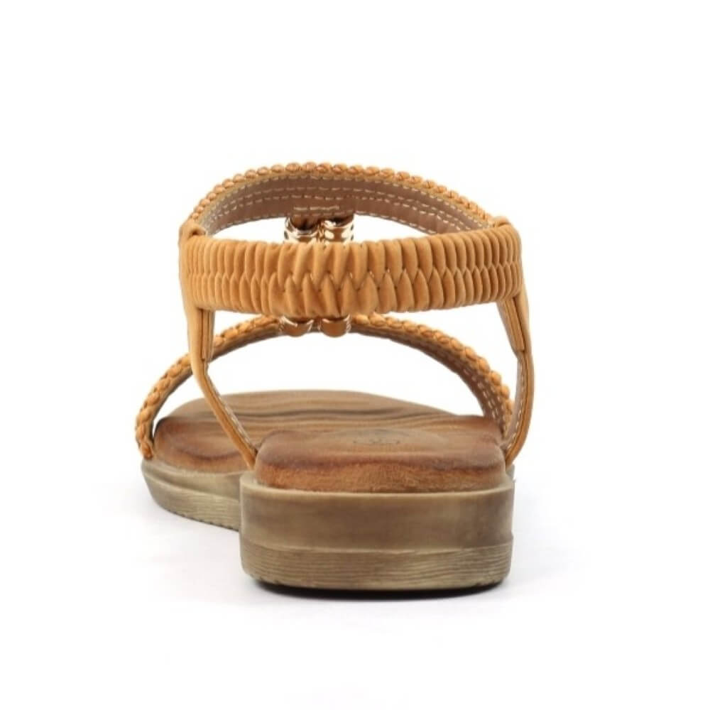 Lunar Portofino Sandals-CAMEL