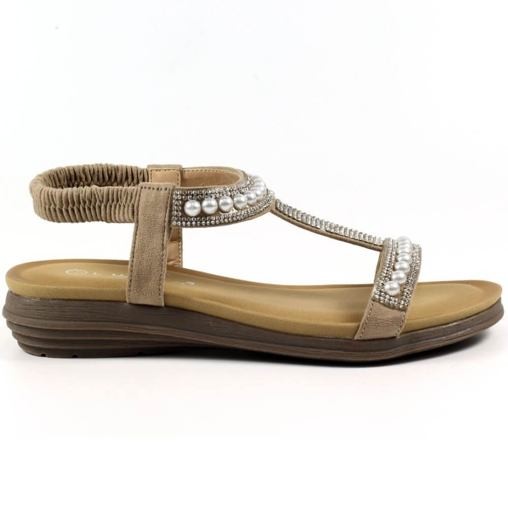 Lunar Tancy Sandals-BEIGE