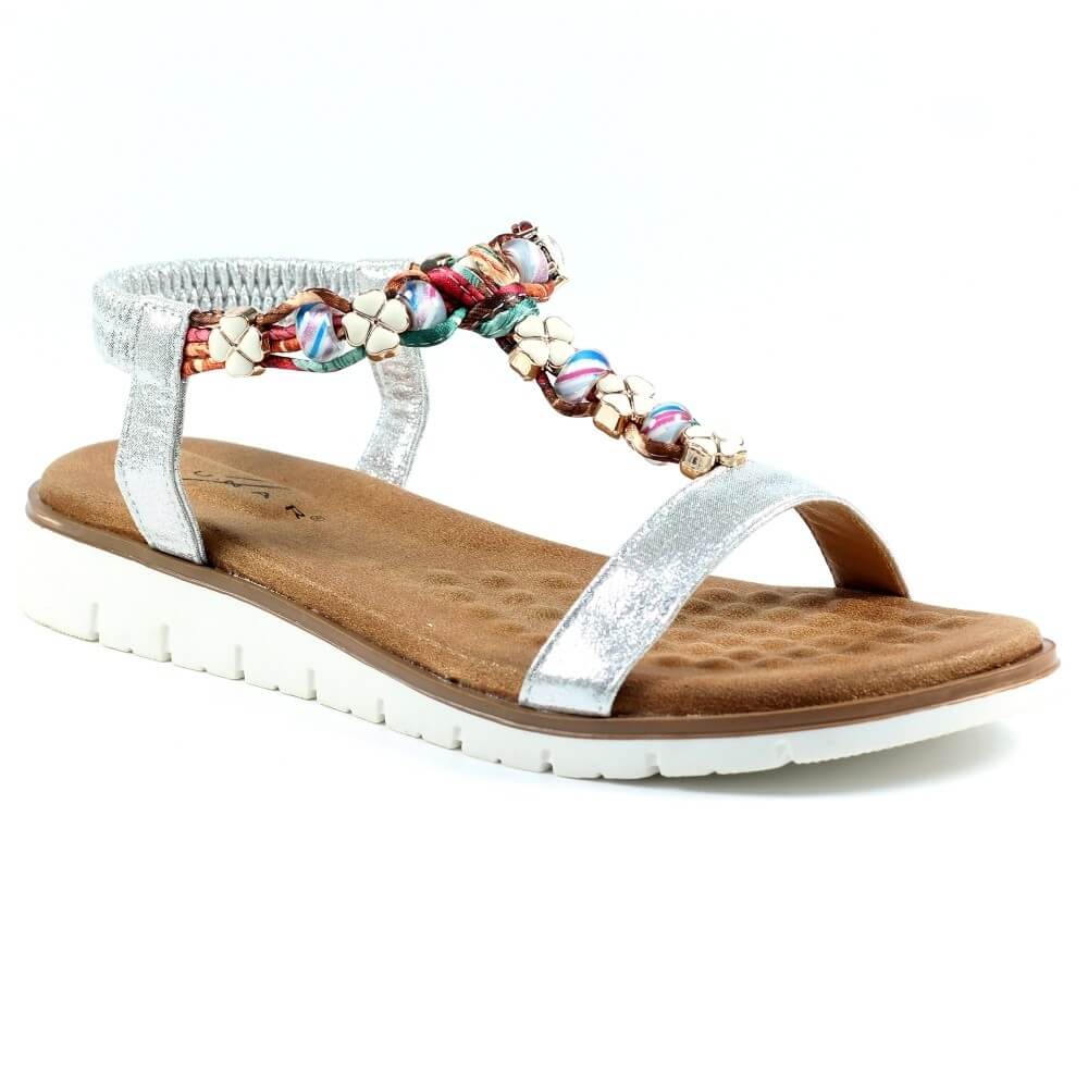Lunar Tempo Sandal-SILVER