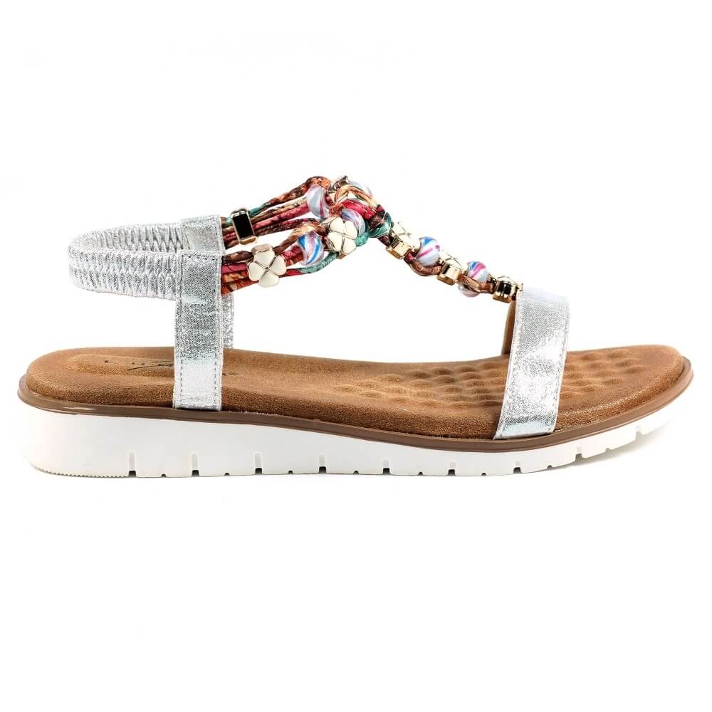 Lunar Tempo Sandal-SILVER