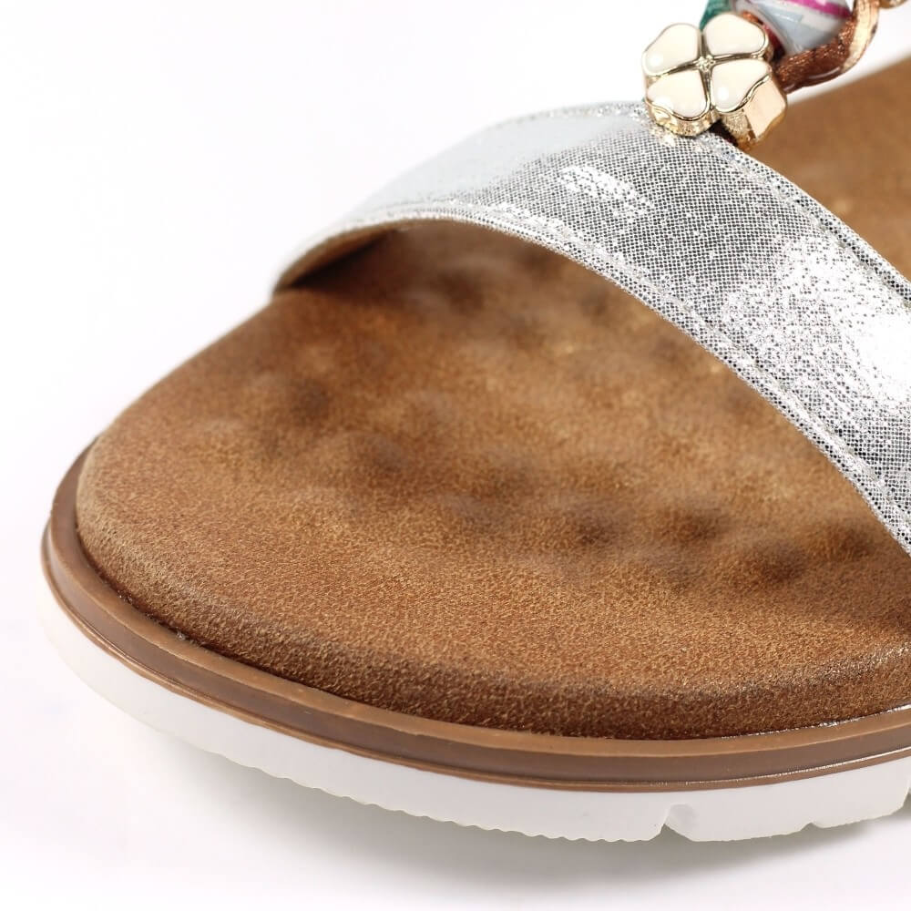 Lunar Tempo Sandal-SILVER