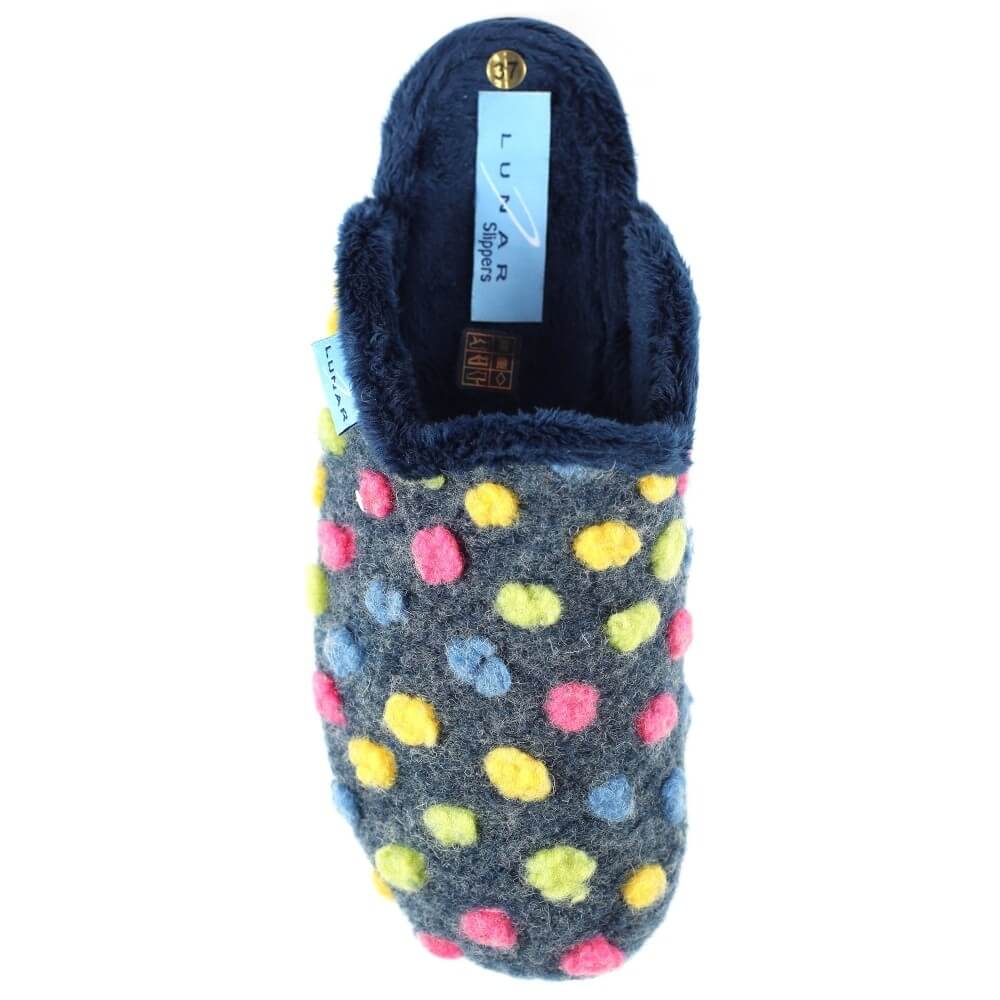 Lunar Monreal Mule Slippers KLA126 Blue