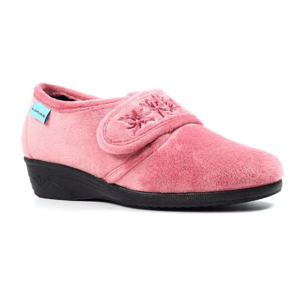 Pink Velcro Slipper