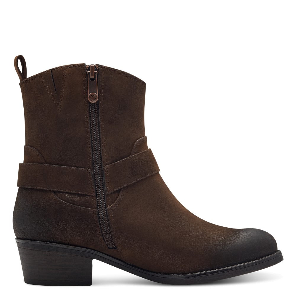 Marco Tozzi 2-25324 Ankle Boot-CAFFEE