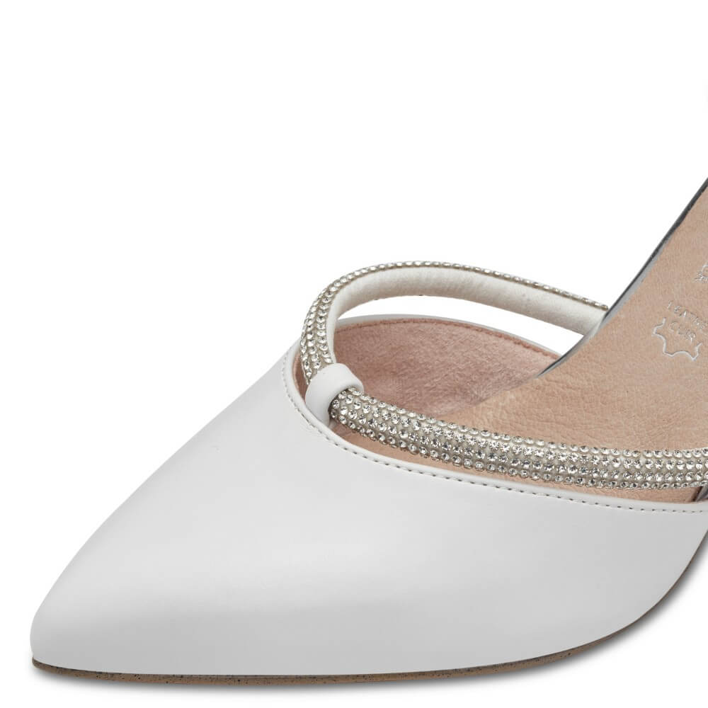 Marco Tozzi Block Heel Sandal 2-82404 White