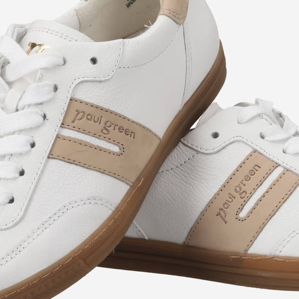 Paul Green 5350 Super Soft Trainers-WHITE